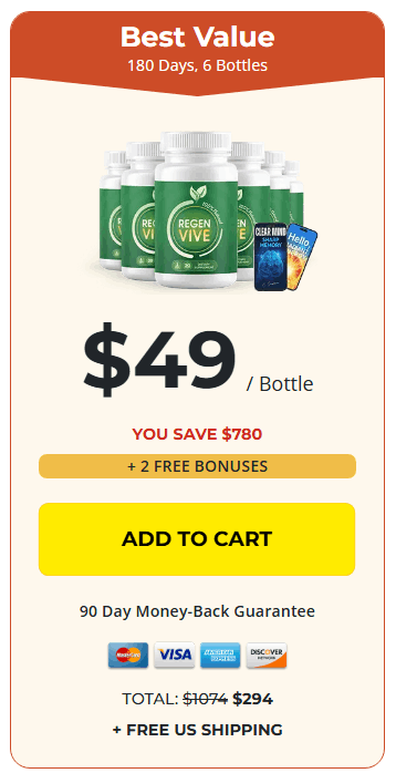 RegenVive- order-now-( One Hundred Eighty Days Supply)-image